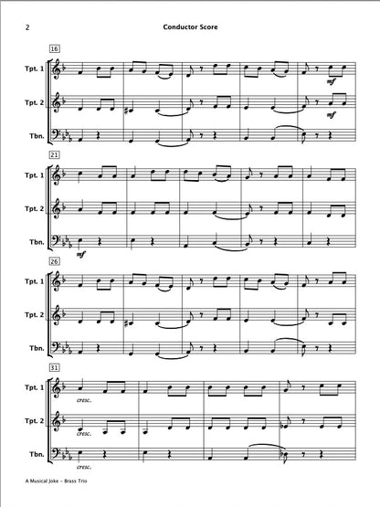 A Musical Joke (Brass Trio)