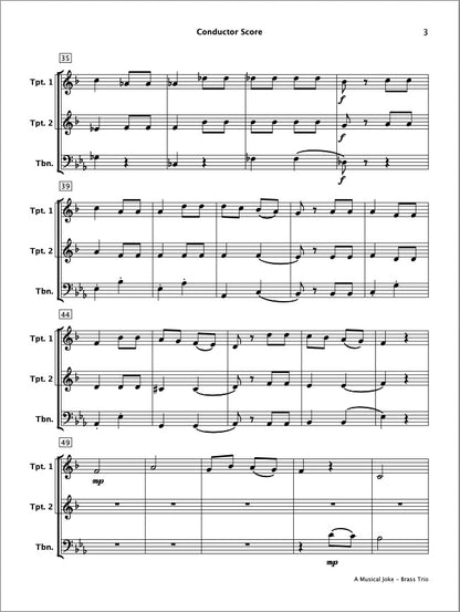 A Musical Joke (Brass Trio)