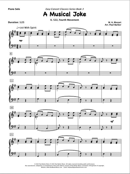 A Musical Joke (Piano Solo)