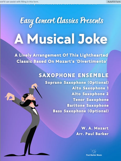 A Musical Joke (Saxophone Ensemble)