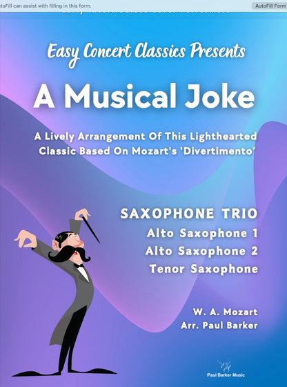 A Musical Joke (Saxophone Trio)