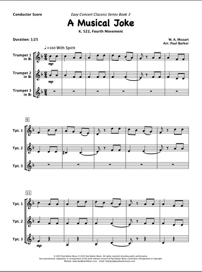 A Musical Joke (Trumpet Trio)