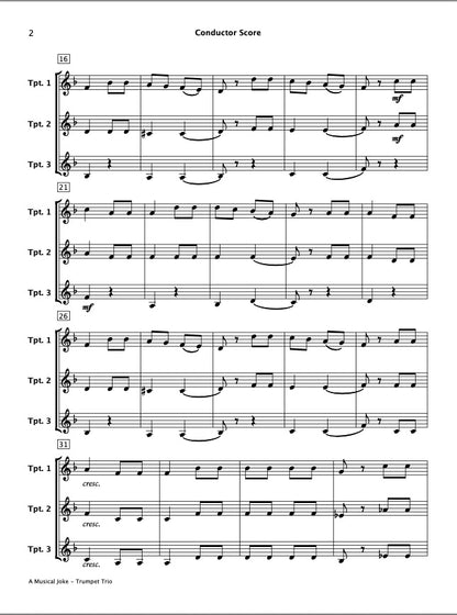 A Musical Joke (Trumpet Trio)