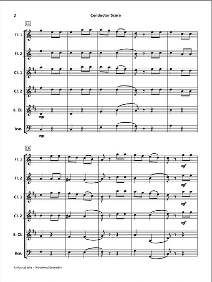 A Musical Joke (Woodwind Ensemble)