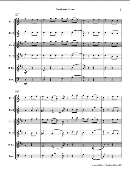 A Musical Joke (Woodwind Ensemble)