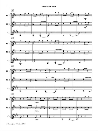 A Musical Joke (Woodwind Trio)