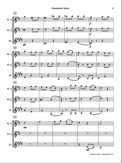 A Musical Joke (Woodwind Trio)