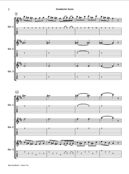 Morning Mood From Peer Gynt (Guitar Trio)