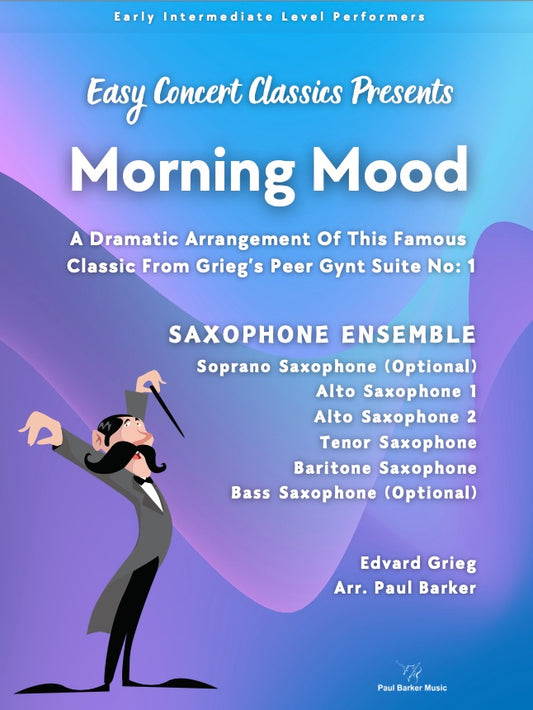 Morning Mood From Peer Gynt (Saxophone Ensemble)