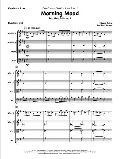 Morning Mood From Peer Gynt (String Trio)