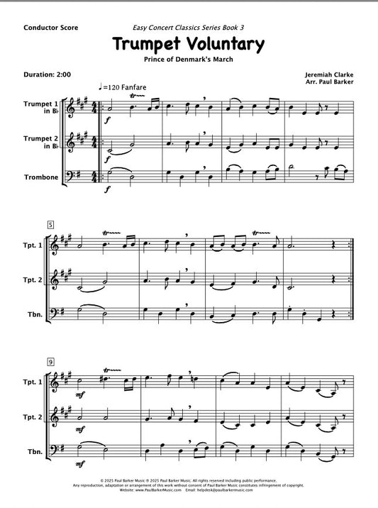 Trumpet Voluntary (Brass Trio)