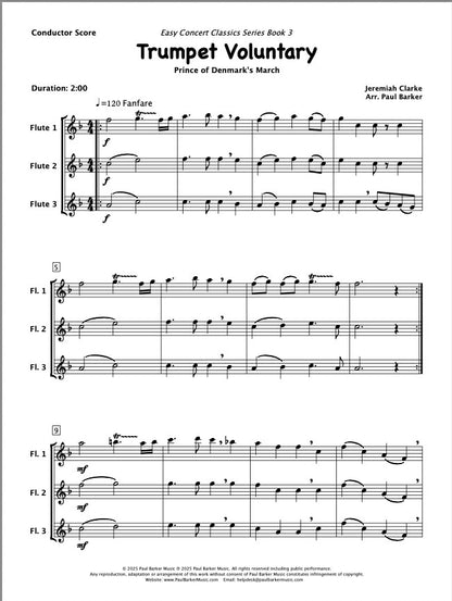 Trumpet Voluntary (Flute Trio)