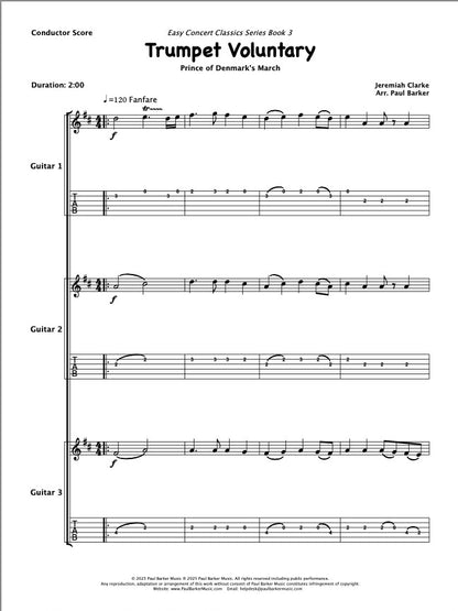 Trumpet Voluntary (Guitar Trio)
