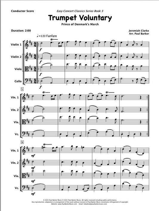 Trumpet Voluntary (String Trio)