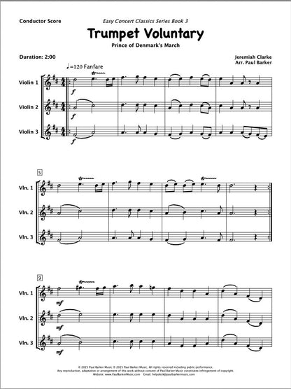 Trumpet Voluntary (Violin Trio)