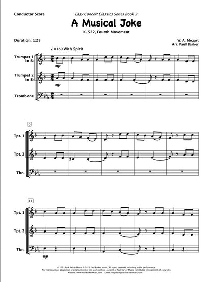 Easy Concert Classics Book 3 (Brass Trio)