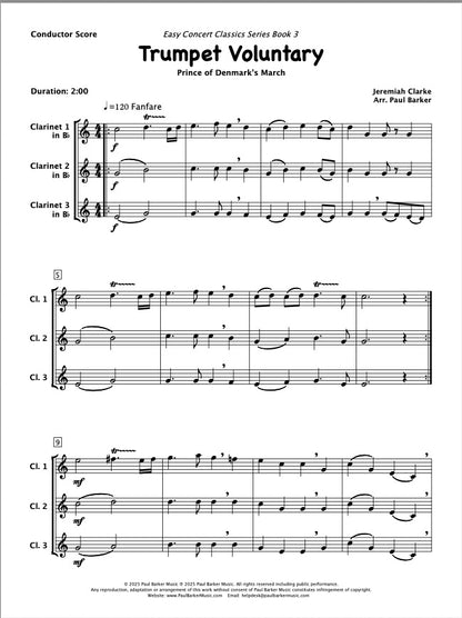 Easy Concert Classics Book 3 (Clarinet Trio)