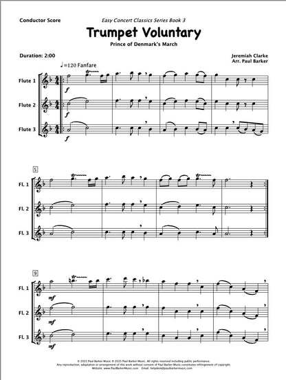 Easy Concert Classics Book 3 (Flute Trio)