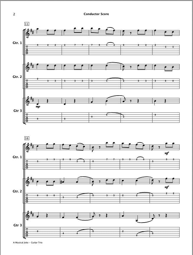 Easy Concert Classics Book 3 (Guitar Trio)