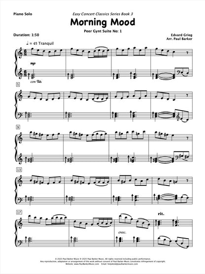 Easy Concert Classics Book 3 (Piano Solo)