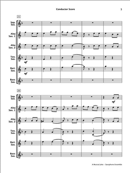 Easy Concert Classics Book 3 (Saxophone Ensemble)