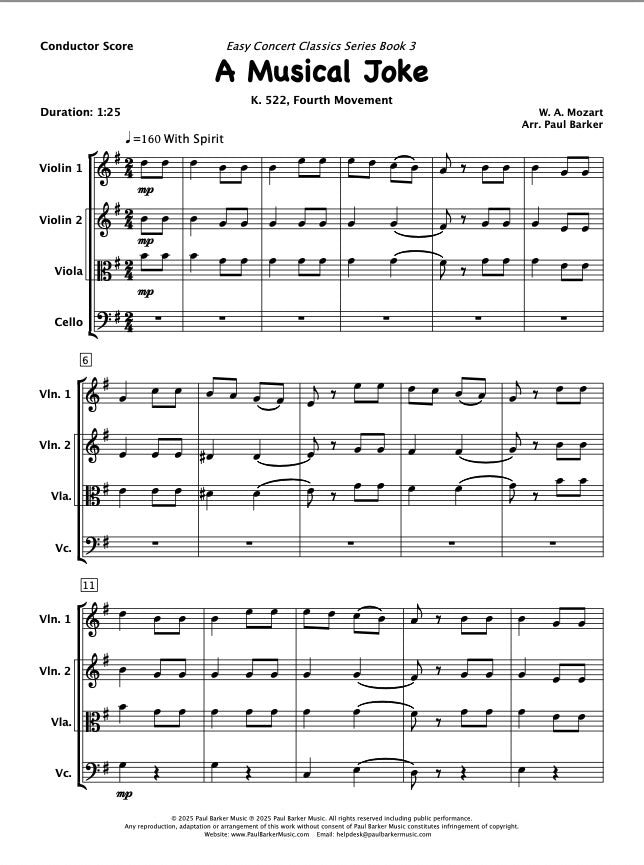 Easy Concert Classics Book 3 (String Trio)