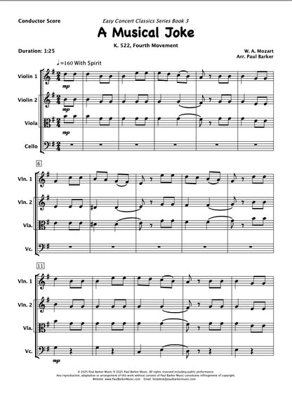 Easy Concert Classics Book 3 (String Trio)