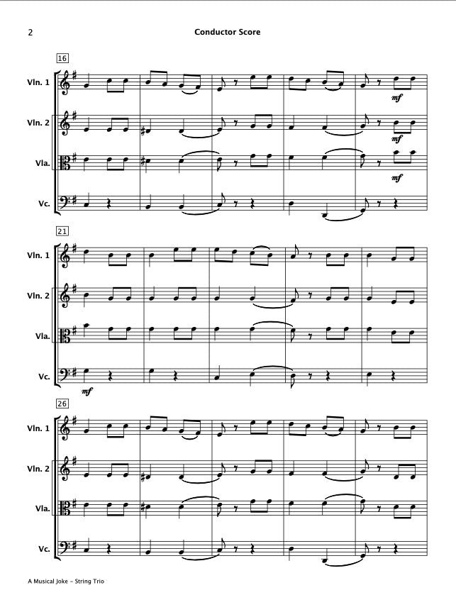 Easy Concert Classics Book 3 (String Trio)