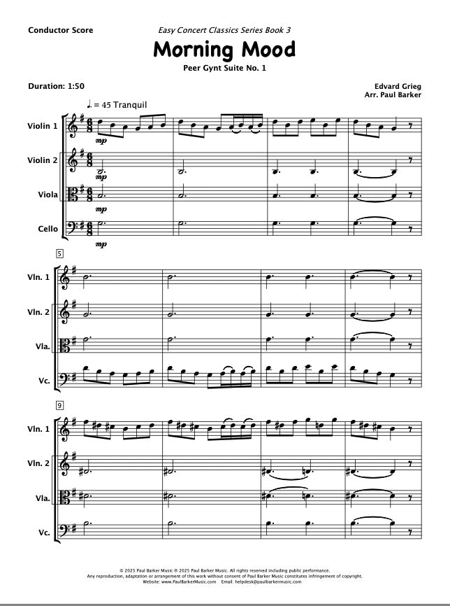 Easy Concert Classics Book 3 (String Trio)