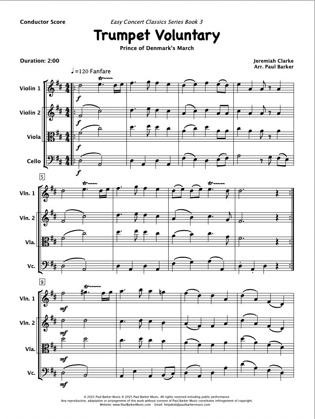 Easy Concert Classics Book 3 (String Trio)