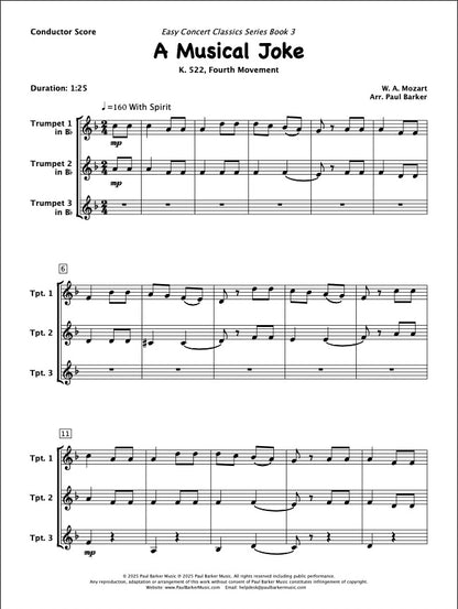 Easy Concert Classics Book 3 (Trumpet Trio)