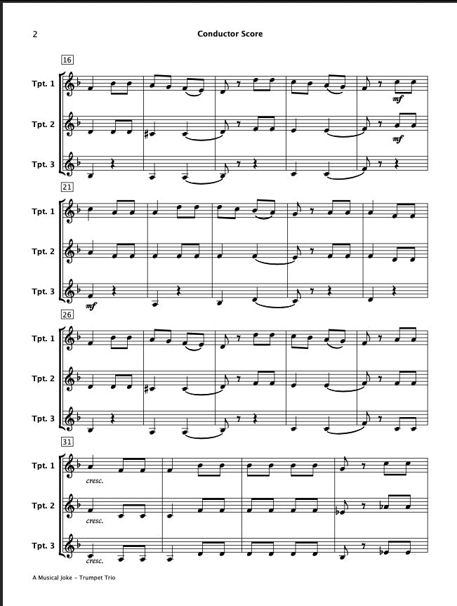 Easy Concert Classics Book 3 (Trumpet Trio)
