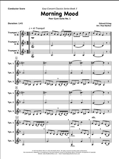 Easy Concert Classics Book 3 (Trumpet Trio)