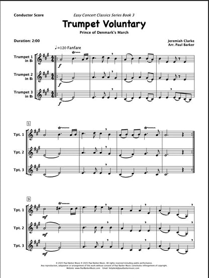 Easy Concert Classics Book 3 (Trumpet Trio)