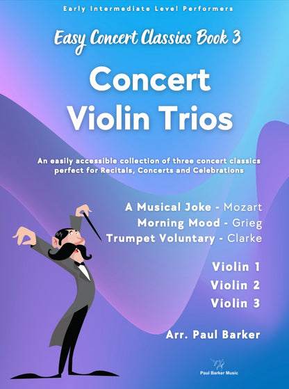 Easy Concert Classics Book 3 (Violin Trio)