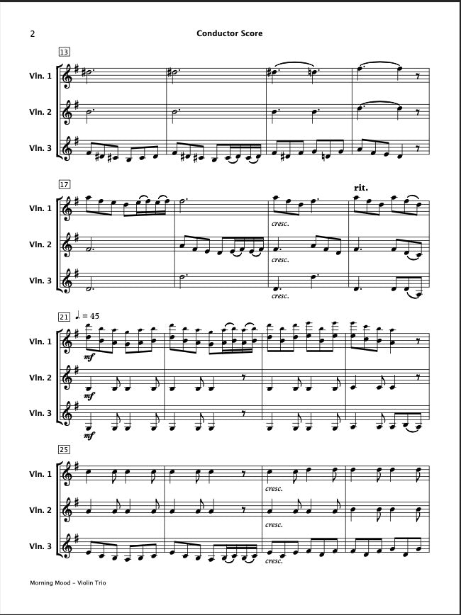 Easy Concert Classics Book 3 (Violin Trio)