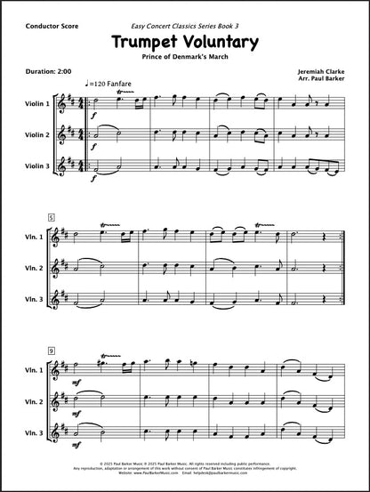 Easy Concert Classics Book 3 (Violin Trio)