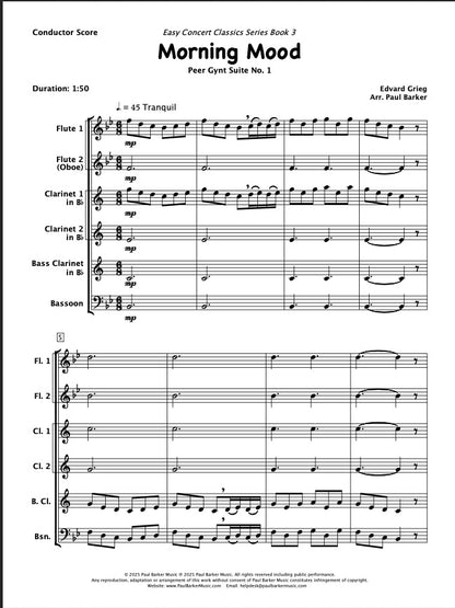 Easy Concert Classics Book 3 (Woodwind Ensemble)