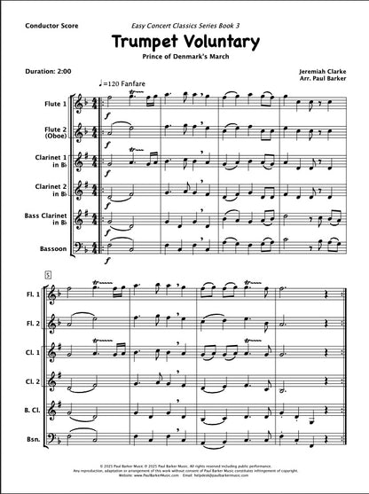 Easy Concert Classics Book 3 (Woodwind Ensemble)