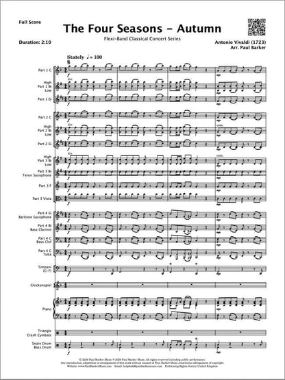 The Four Seasons - Autumn - Paul Barker Music 