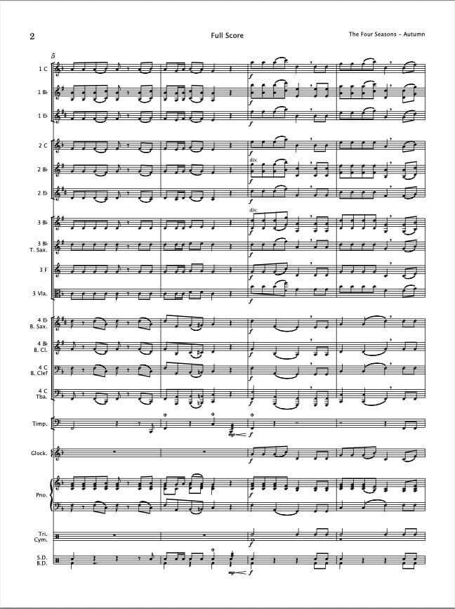 The Four Seasons - Autumn - Paul Barker Music 