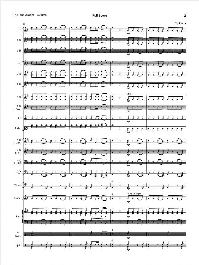 The Four Seasons - Autumn - Paul Barker Music 