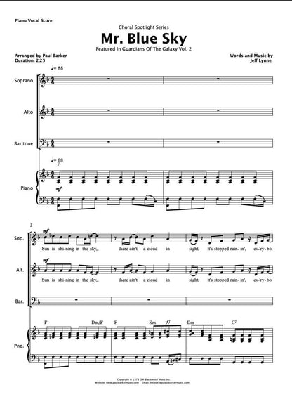Mr. Blue Sky - Paul Barker Music 