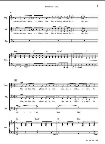 Mr. Blue Sky - Paul Barker Music 