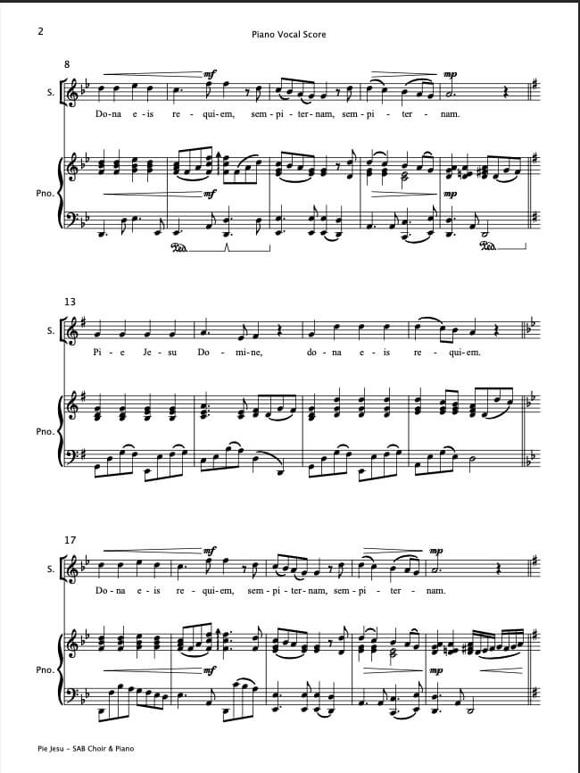 Pie Jesu - Paul Barker Music 