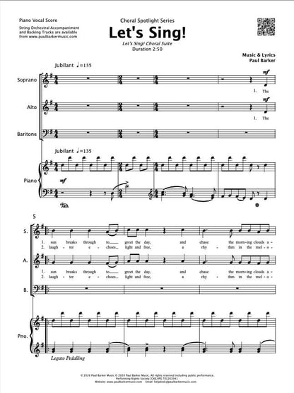 Let's Sing! Choral Suite