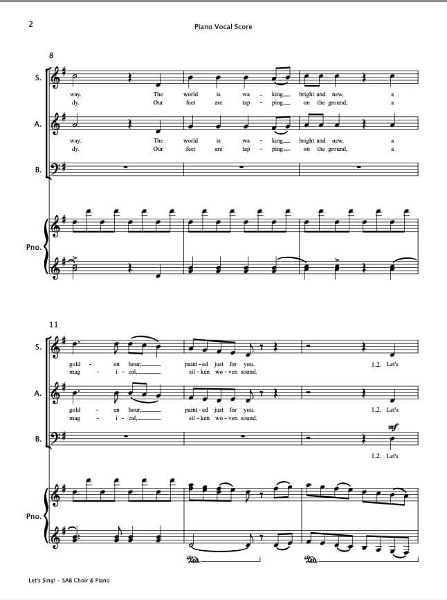 Let's Sing! Choral Suite