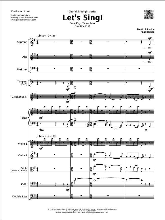 Let's Sing! Choral Suite