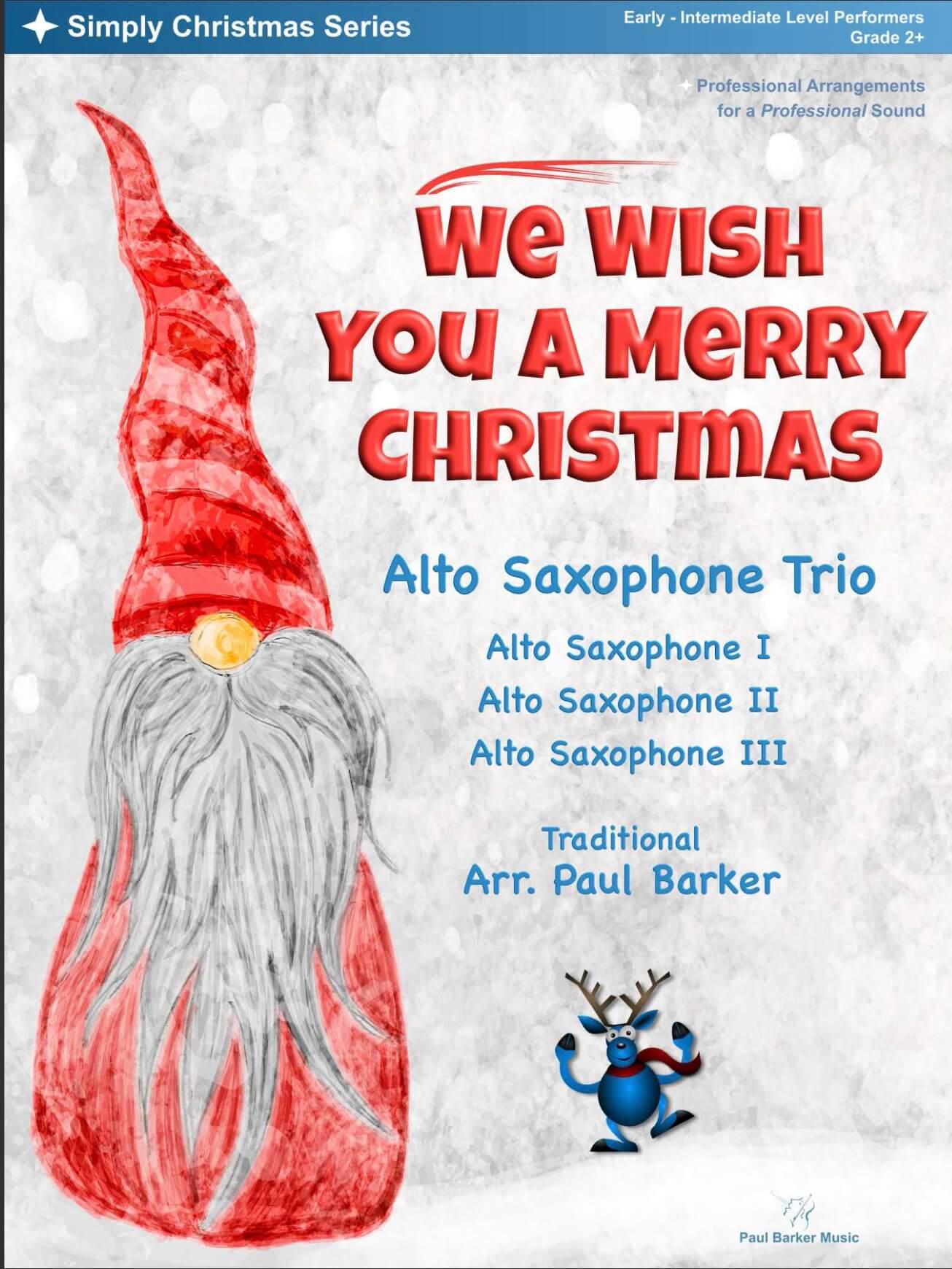 We Wish You A Merry Christmas (Alto Saxophone Trio)