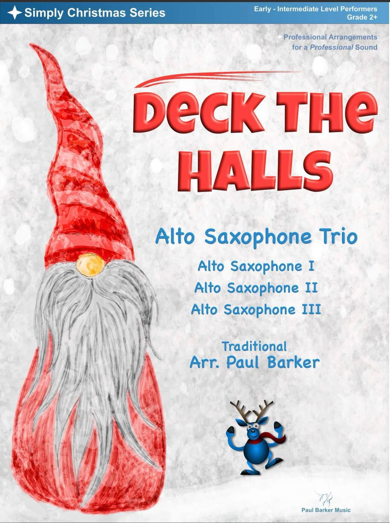Christmas Alto Saxophone Trios Book 1